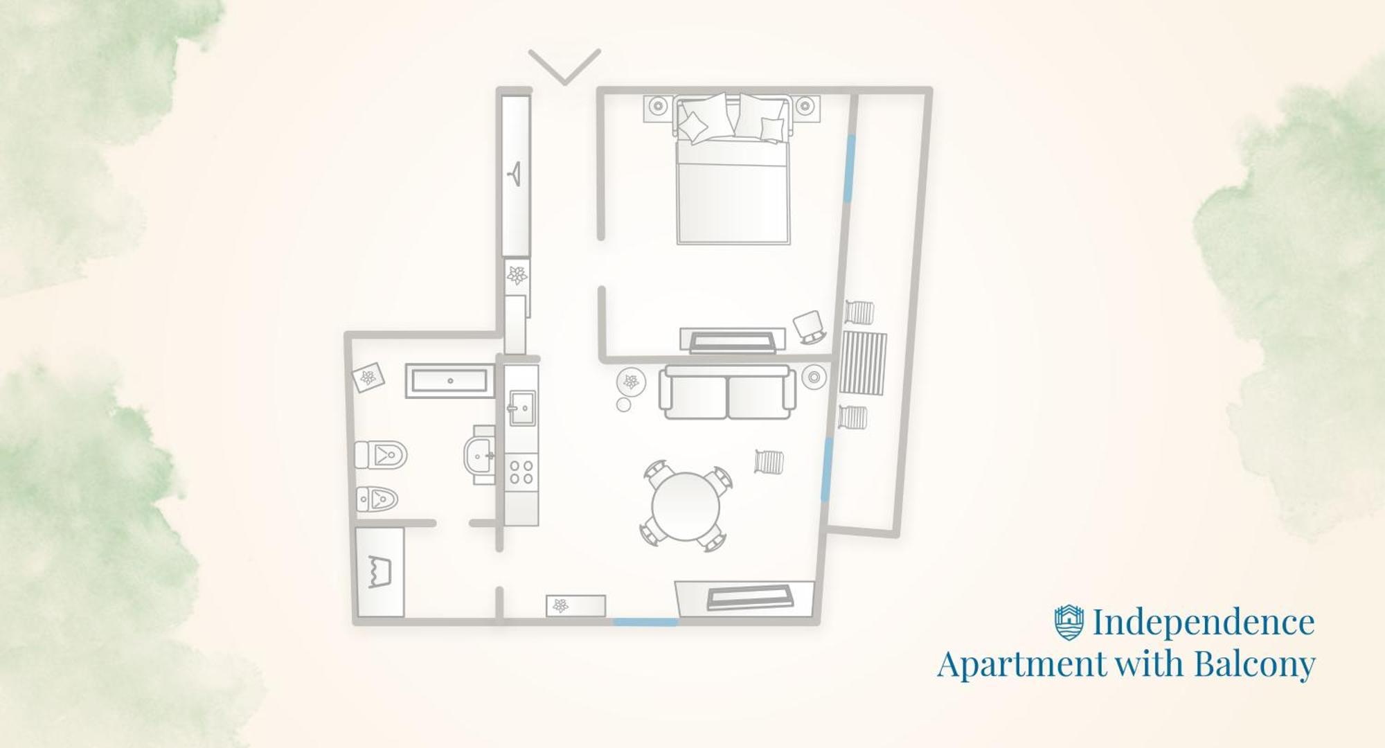 Independence Apartment With Balcony By Rent All Όπως Εξωτερικό φωτογραφία